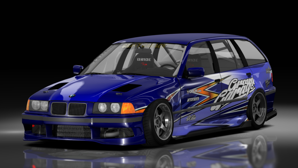 - AiO.v2 - GravyGarage BMW E36 Touring, skin Gravy
