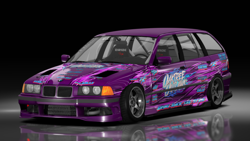 - AiO.v2 - GravyGarage BMW E36 Touring, skin Oaktree