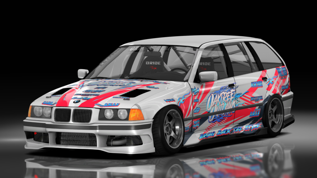 - AiO.v2 - GravyGarage BMW E36 Touring, skin Oaktree2