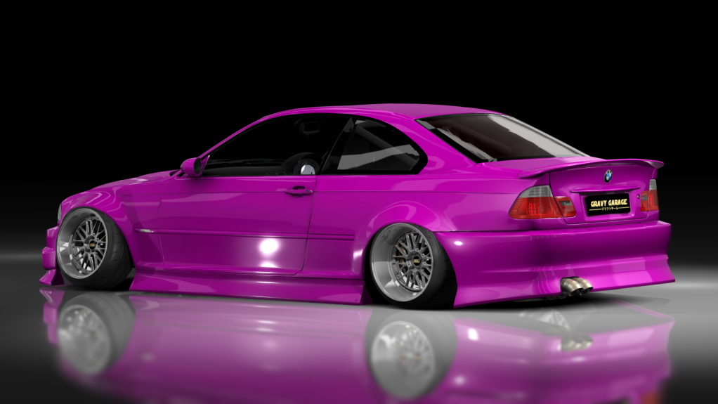 - AiO.v2 - GravyGarage BMW E46, skin Purple