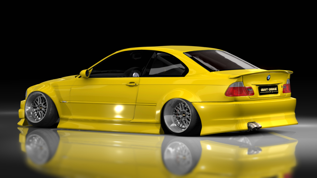 - AiO.v2 - GravyGarage BMW E46, skin Yellow