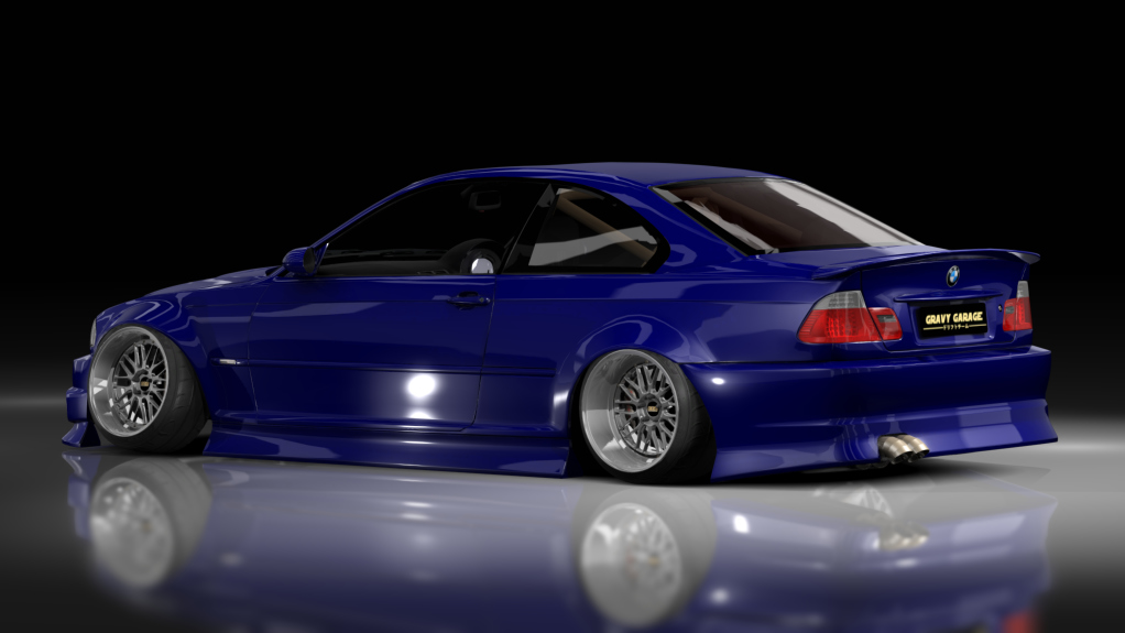 - AiO.v2 - GravyGarage BMW E46, skin gravy Blue