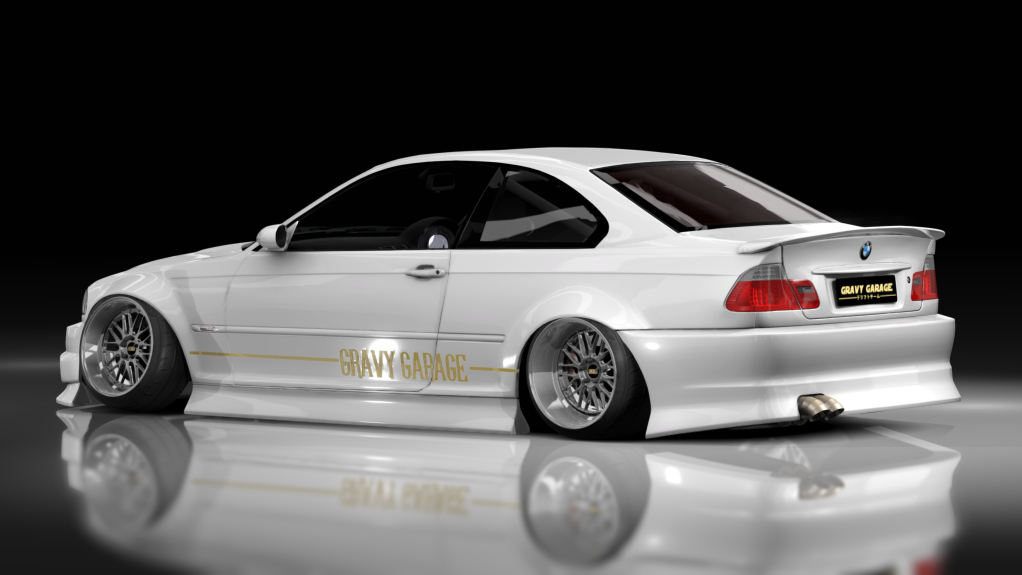 - AiO.v2 - GravyGarage BMW E46, skin white