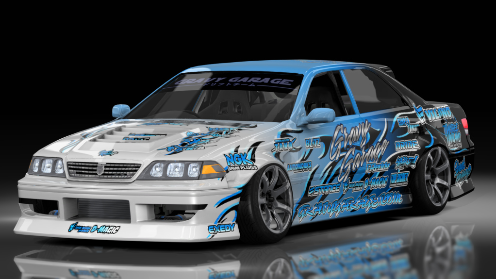 - AiO.v2 - GravyGarage Toyota JZX100, skin Mixed Blue