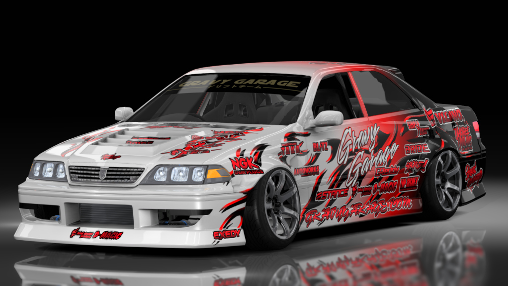 - AiO.v2 - GravyGarage Toyota JZX100, skin Mixed Red