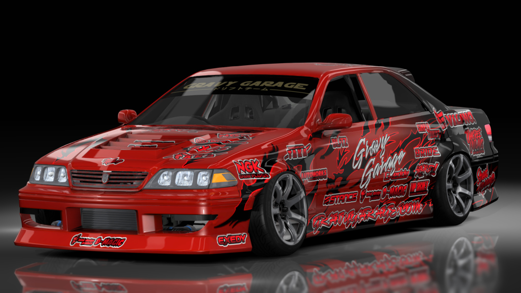 - AiO.v2 - GravyGarage Toyota JZX100, skin New Red