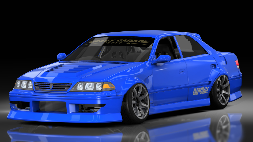 - AiO.v2 - GravyGarage Toyota JZX100, skin Simplistic Blue