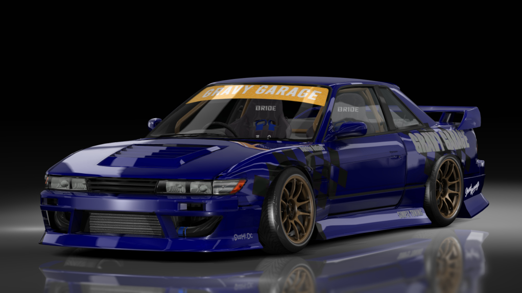 - AiO.v2 - GravyGarage Nissan S13 Brent, skin gravy new