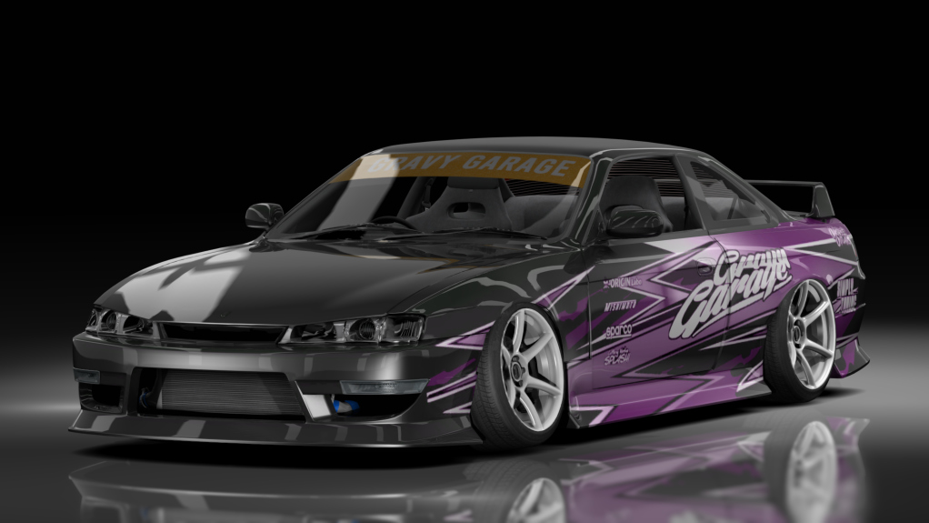 - AiO.v2 - GravyGarage Nissan S14 Draper, skin purple