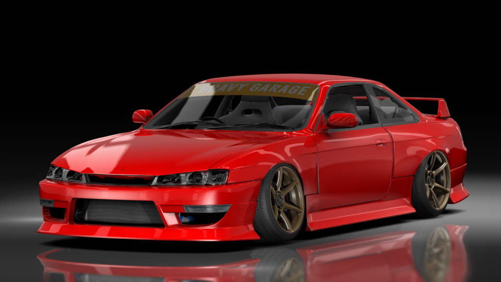 - AiO.v2 - GravyGarage Nissan S14 Draper, skin red