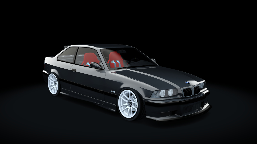 BMW E36 328i Cryms, skin graphite_grey