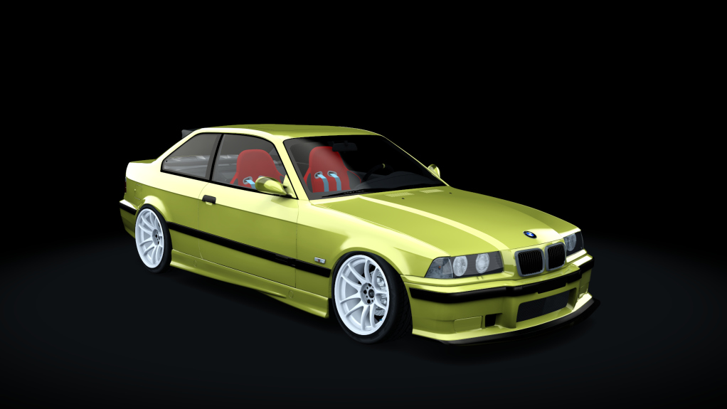 BMW E36 328i Cryms, skin lemon_yellow