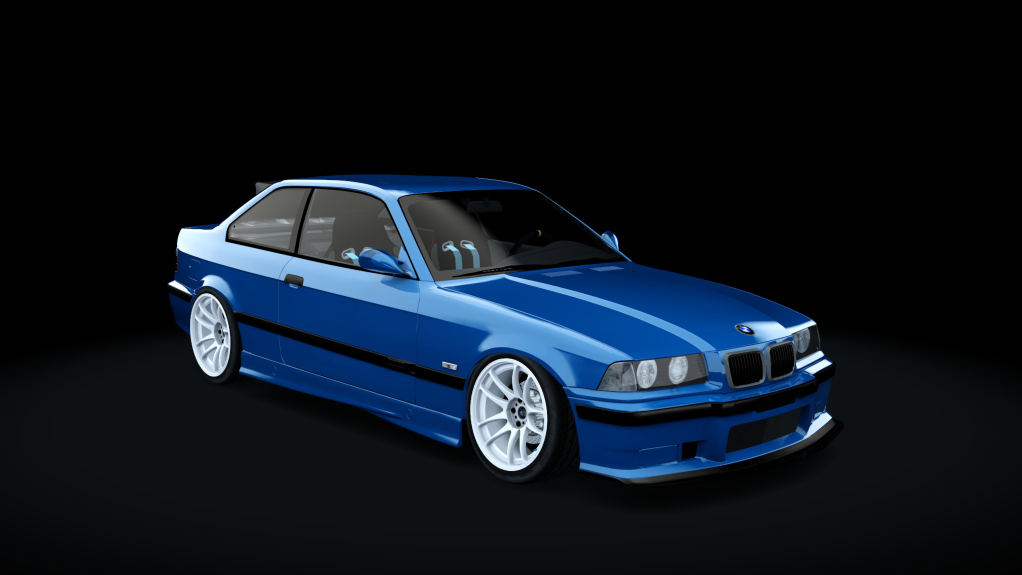 BMW E36 328i Cryms, skin metallic_blue