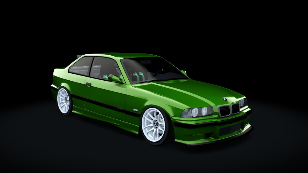 BMW E36 328i Cryms, skin metallic_green
