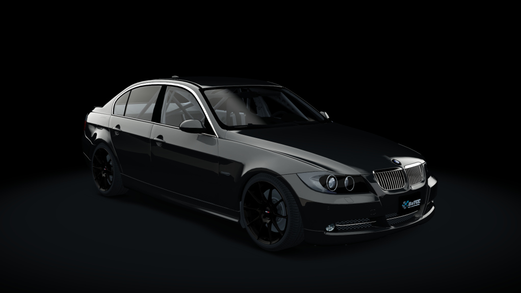 BMW E90 325i BaTCC, skin Frozen_Black
