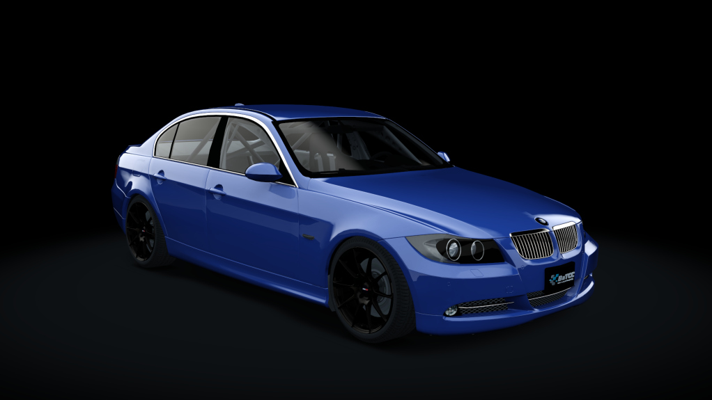 BMW E90 325i BaTCC, skin Monte Carlo Blue