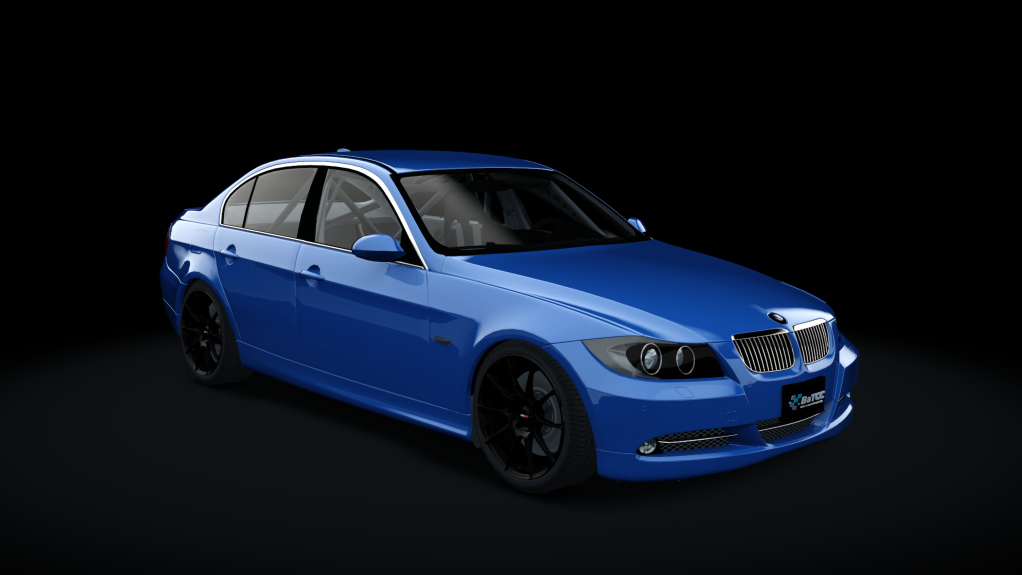 BMW E90 325i BaTCC, skin Santorini_Blue