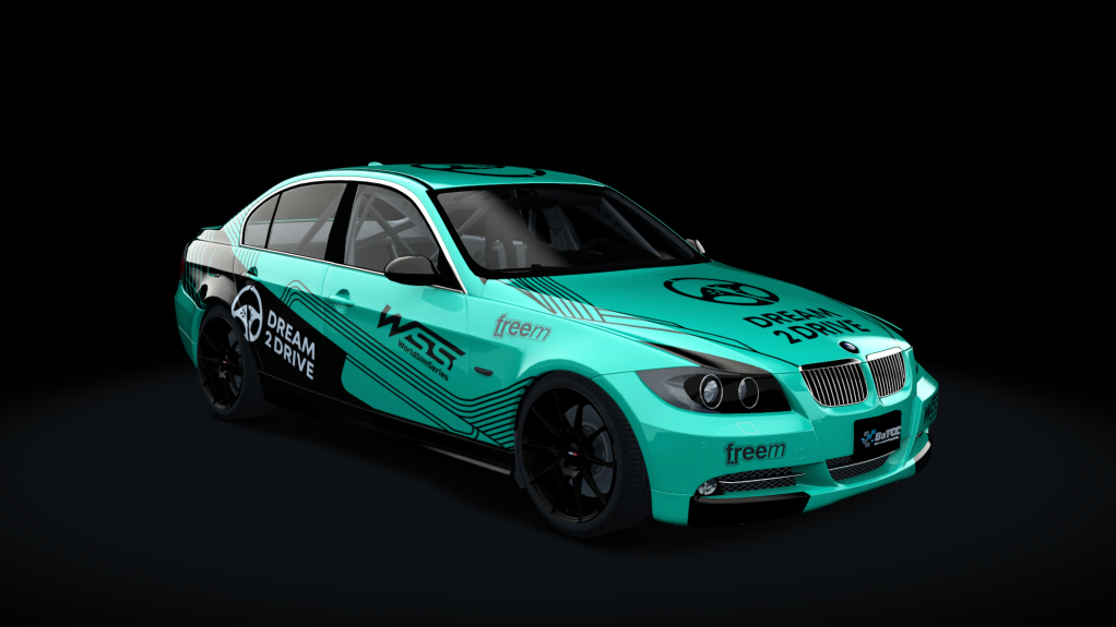 BMW E90 325i BaTCC 24 JK, skin d2d_mint