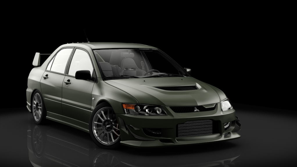 Mitsubishi Lancer Evo IX MR, skin Matte Green