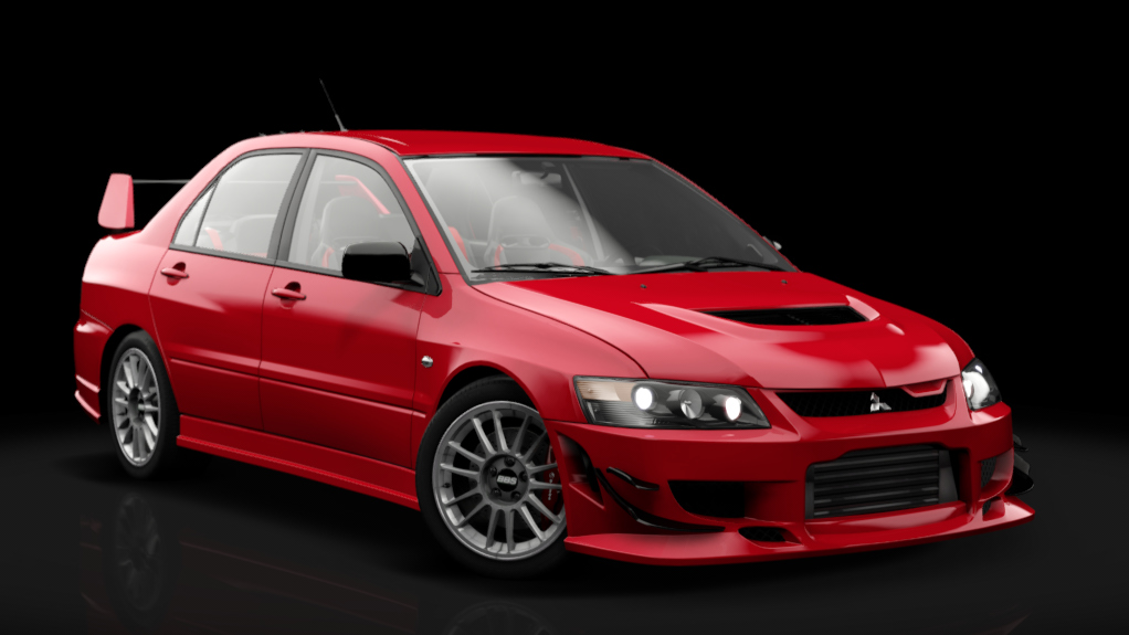 Mitsubishi Lancer Evo IX MR, skin Rally Red