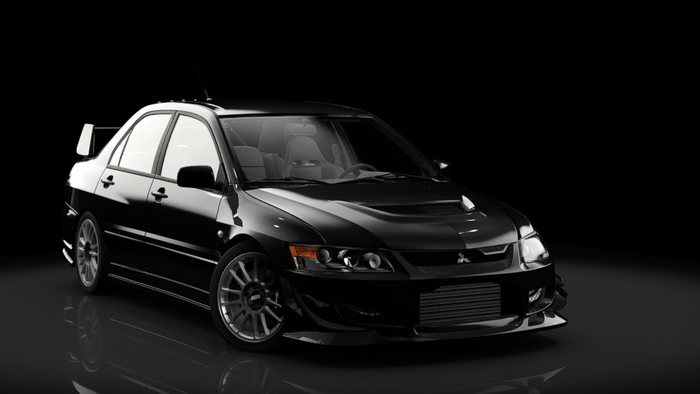 Mitsubishi Lancer Evo IX MR, skin Tarmac Black