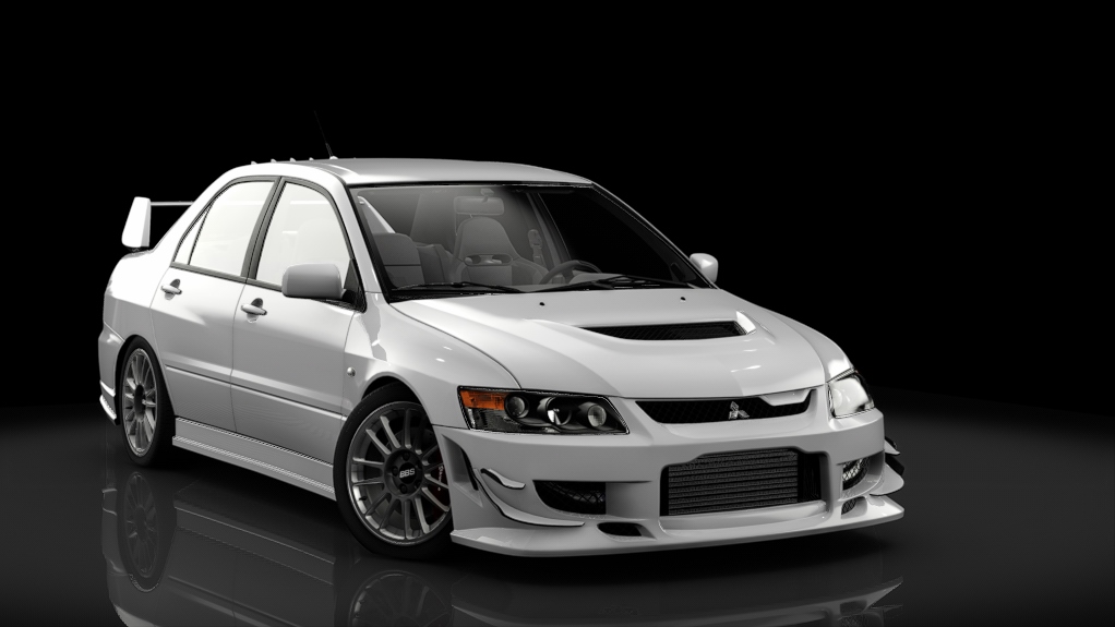 Mitsubishi Lancer Evo IX MR, skin Weightless White