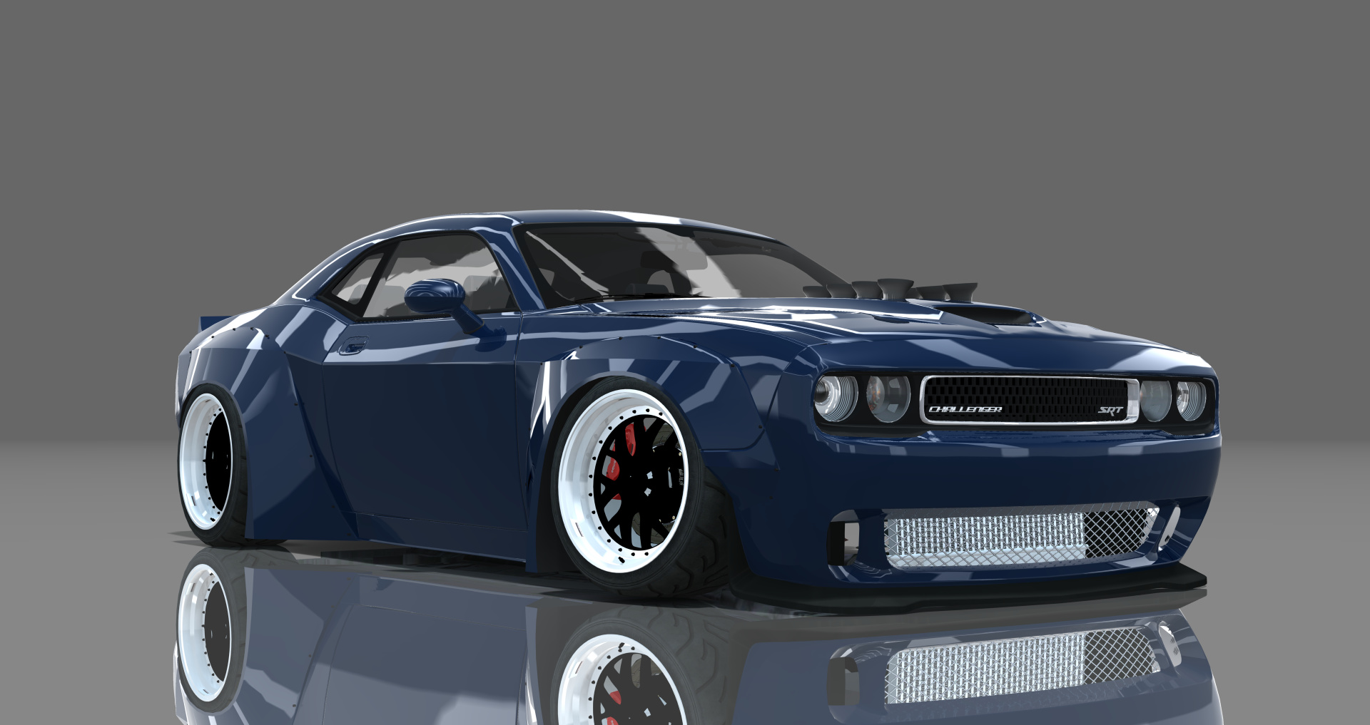 DTP Dodge Challenger SRT8, skin darkblue
