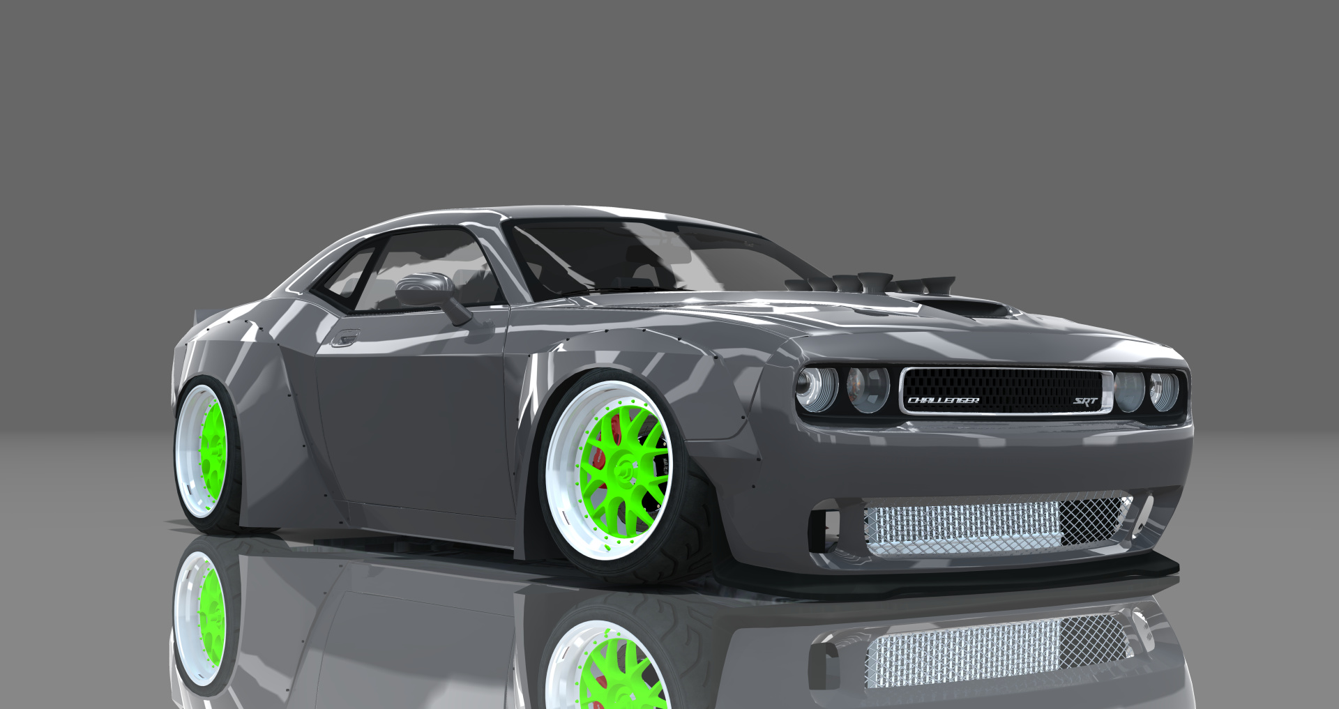 DTP Dodge Challenger SRT8, skin darkgraymetallic