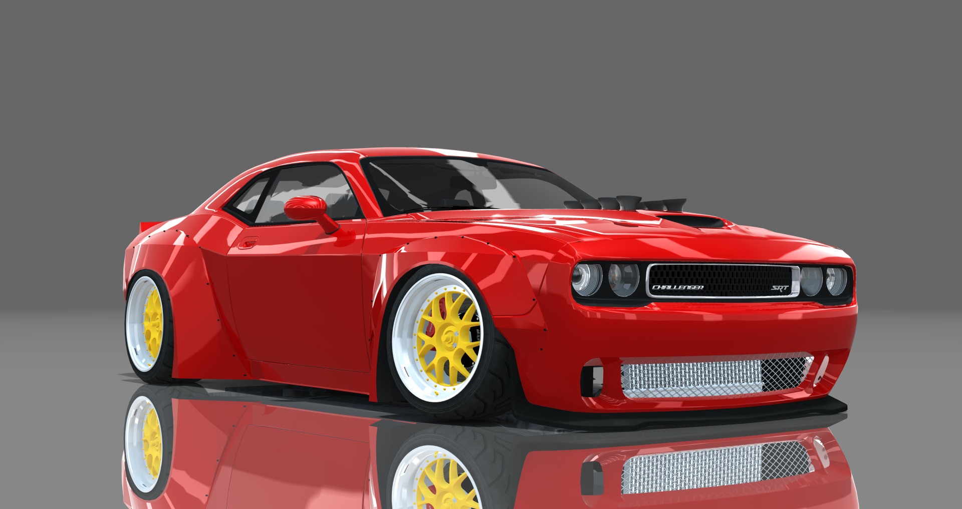 DTP Dodge Challenger SRT8, skin darkred