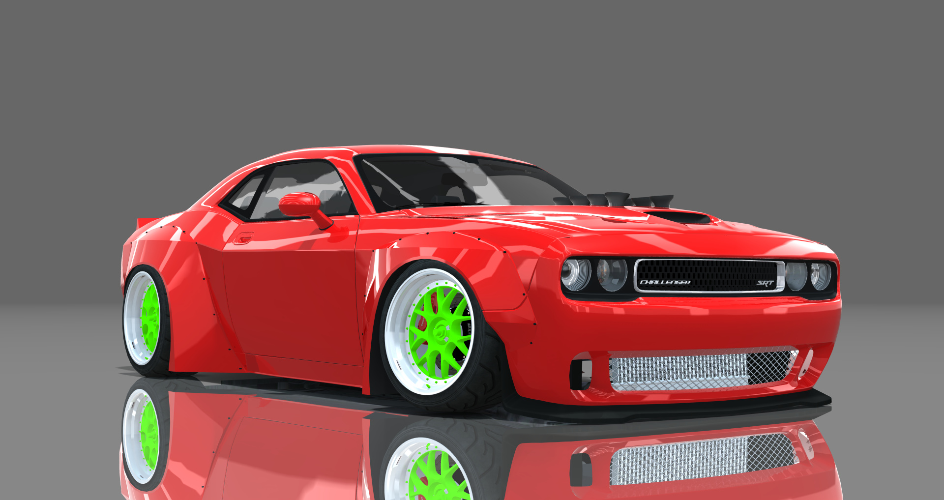 DTP Dodge Challenger SRT8, skin red