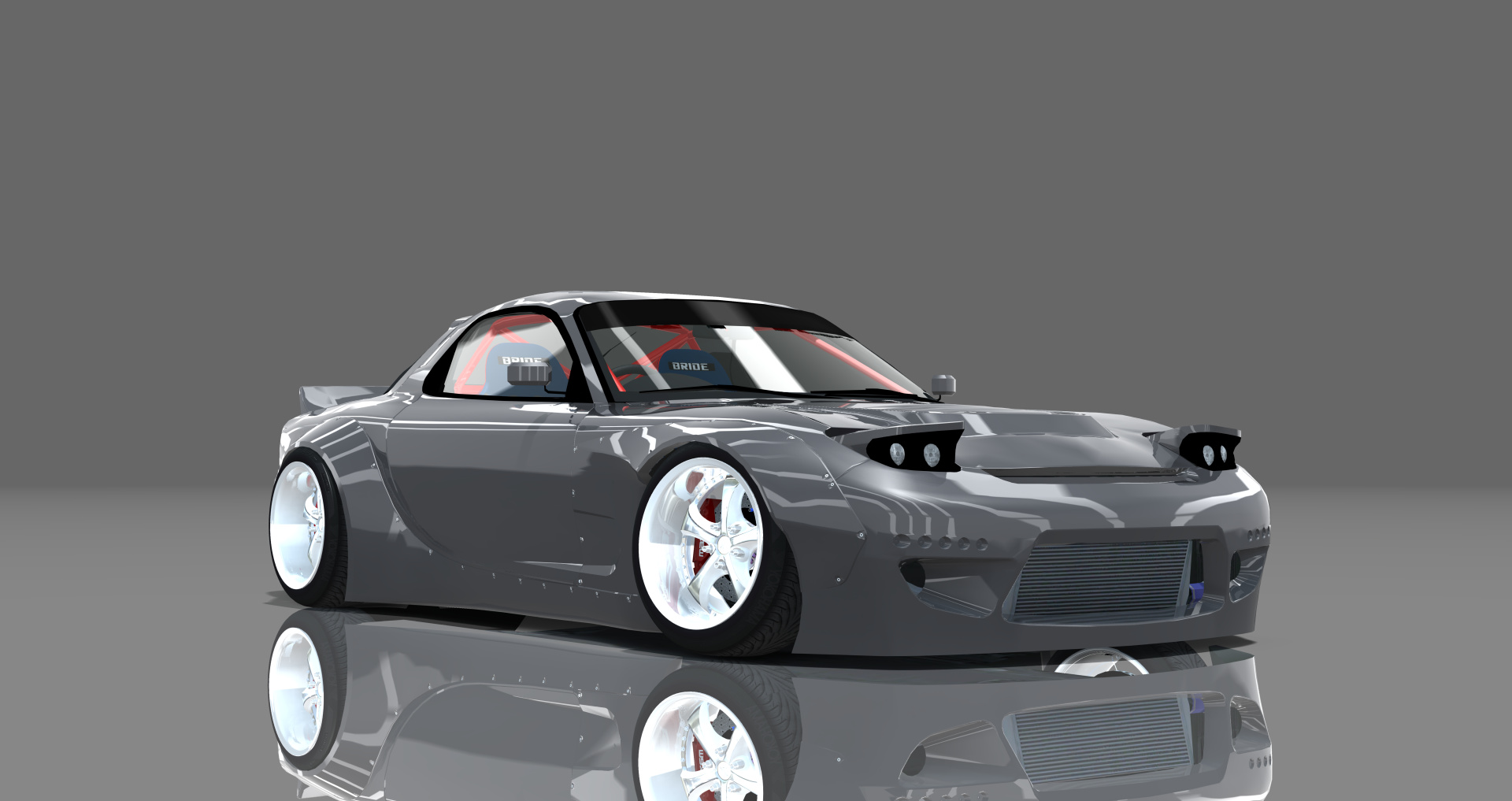 DTP Mazda RX7 FD3SRB, skin darkgraymetallic