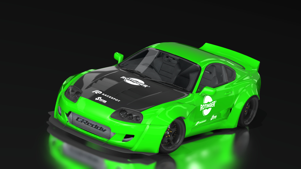 DTP Toyota Supra 2JZ, skin RaceSpot_Green