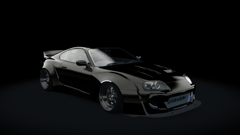 DTP Toyota Supra 2JZ, skin black