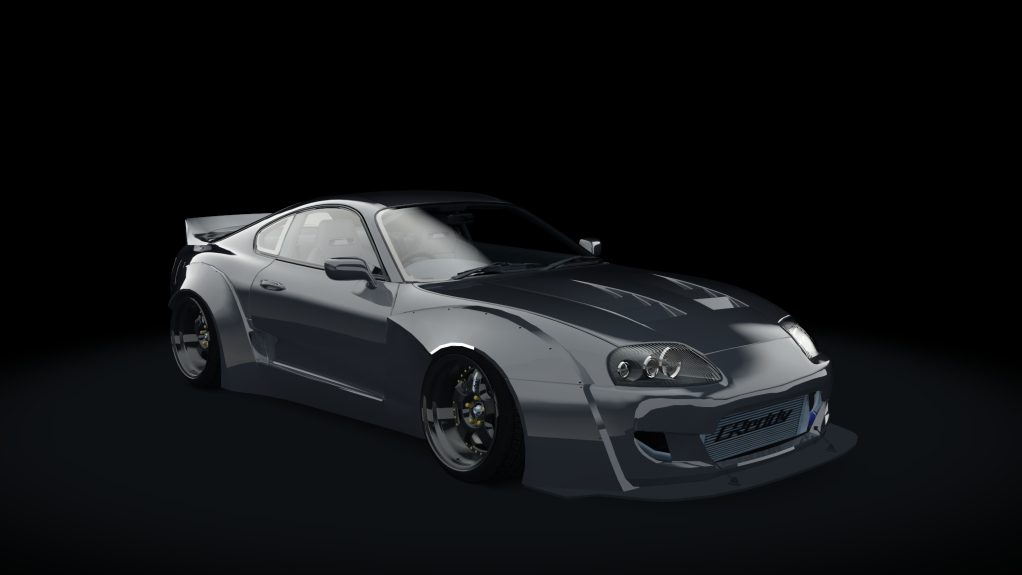 DTP Toyota Supra 2JZ, skin darkgraymetallic