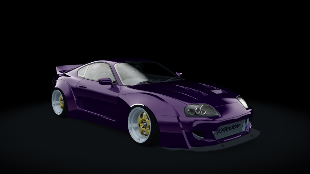 DTP Toyota Supra 2JZ, skin darkpurple