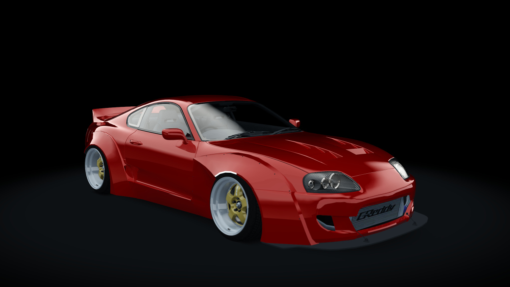 DTP Toyota Supra 2JZ, skin darkred
