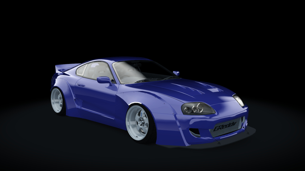 DTP Toyota Supra 2JZ, skin galaxybluepearl