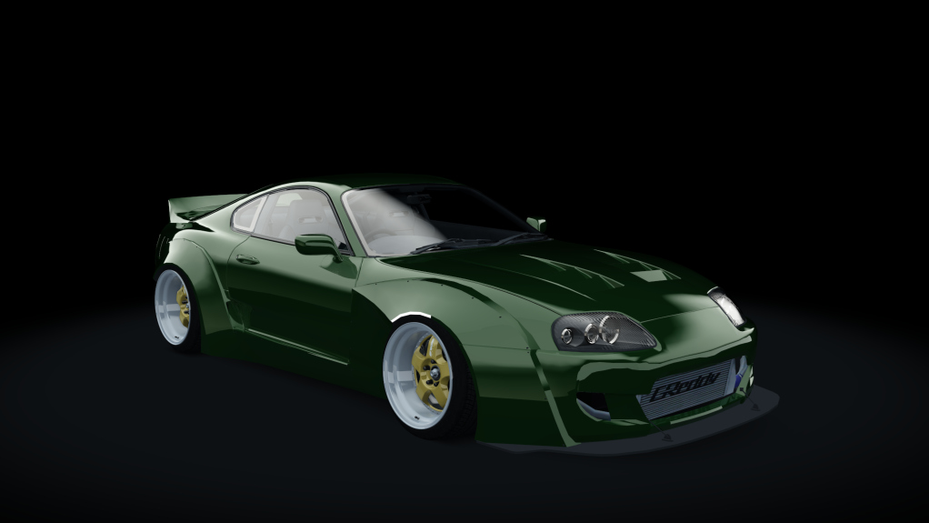 DTP Toyota Supra 2JZ, skin green