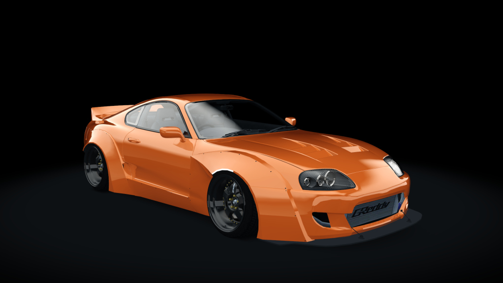 DTP Toyota Supra 2JZ, skin orange