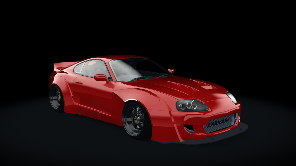 DTP Toyota Supra 2JZ, skin red