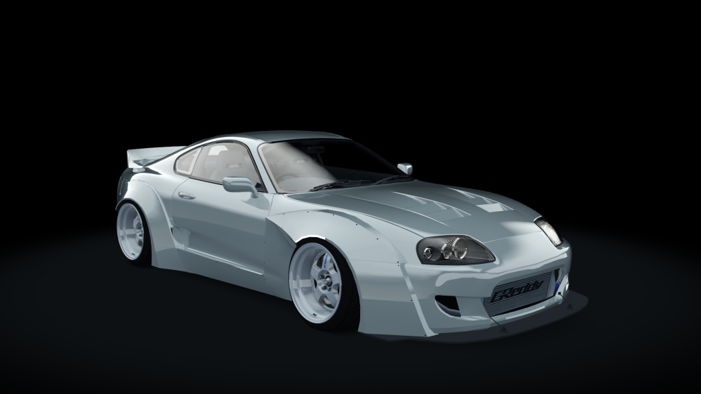 DTP Toyota Supra 2JZ, skin silver