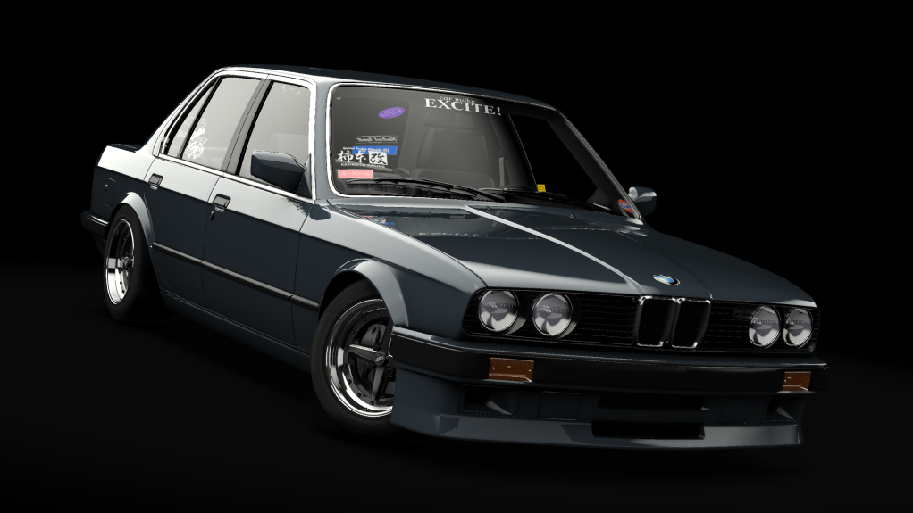 _Excite BMW E30 325i -V2 EXTENDED-, skin Diamantschwarz