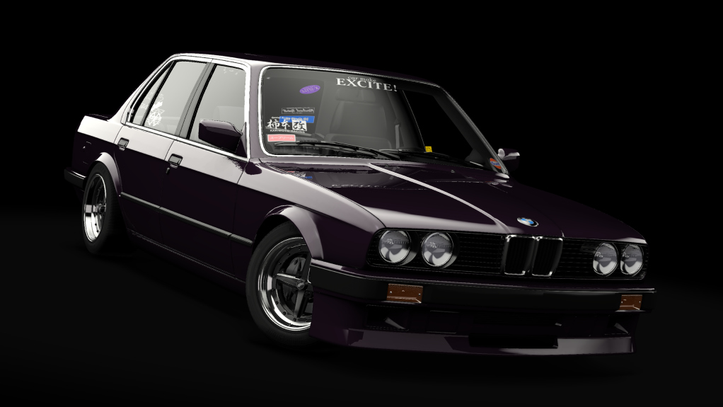 _Excite BMW E30 325i -V2 EXTENDED-, skin Macaublau