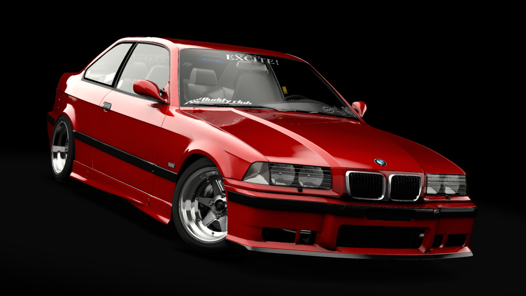 _Excite BMW M3 E36 -V2 EXTENDED-, skin Mugello_Red