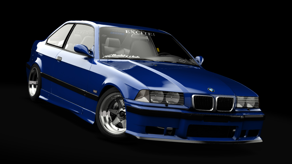 _Excite BMW M3 E36 -V2 EXTENDED-, skin blue
