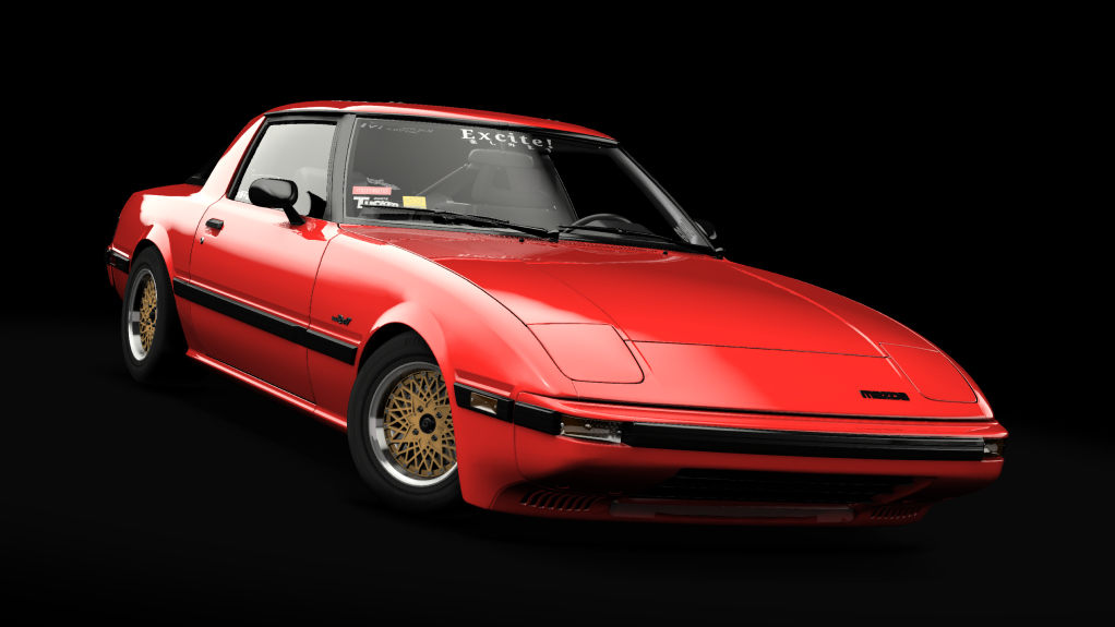 _Excite Mazda RX-7 FB -V2 EXTENDED-, skin Sunrise_Red