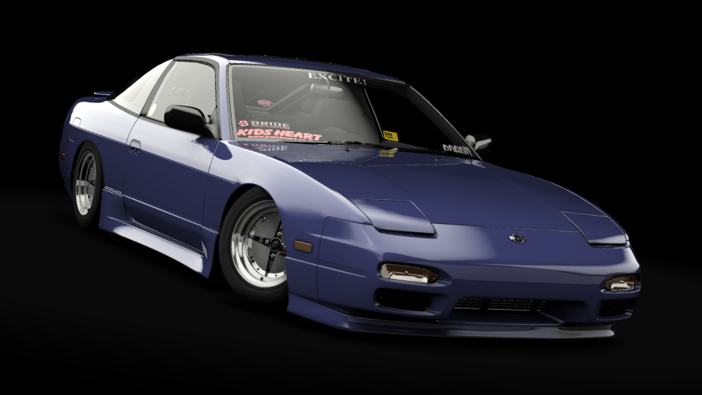 _Excite Nissan 180sx -V2 EXTENDED-, skin Purplish_Grey