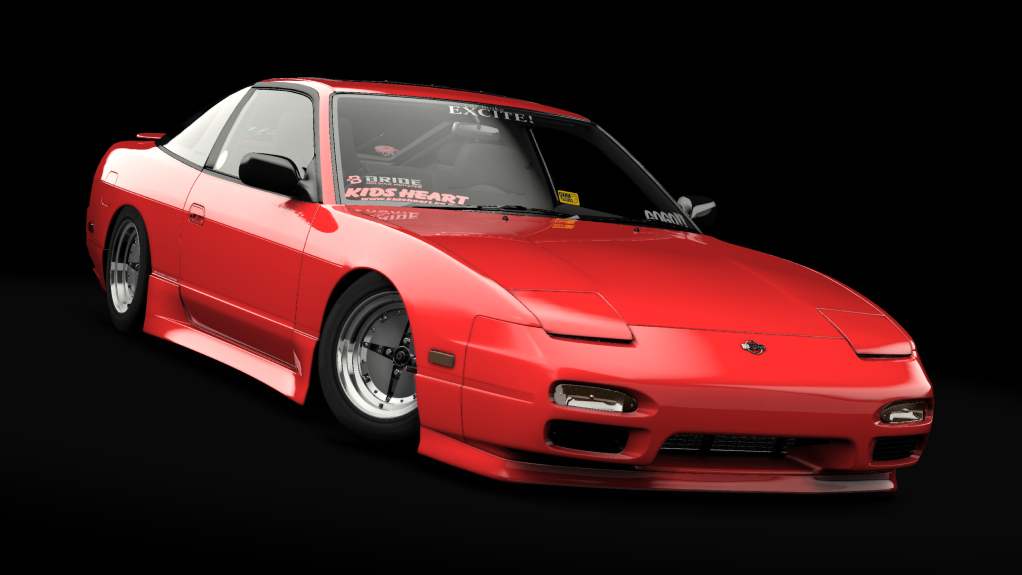 _Excite Nissan 180sx -V2 EXTENDED-, skin Super_Red