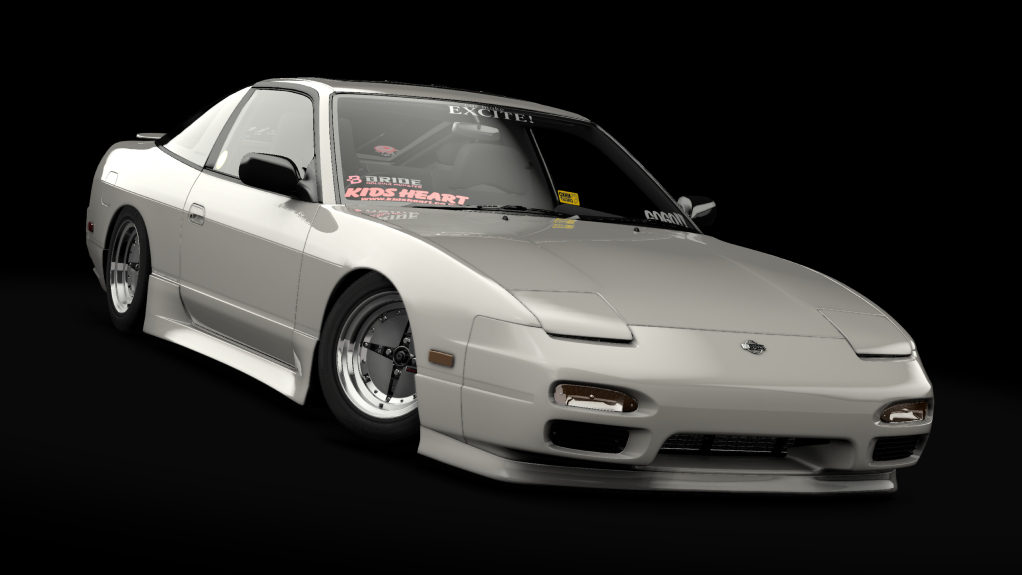 _Excite Nissan 180sx -V2 EXTENDED-, skin Yellowish_Silver