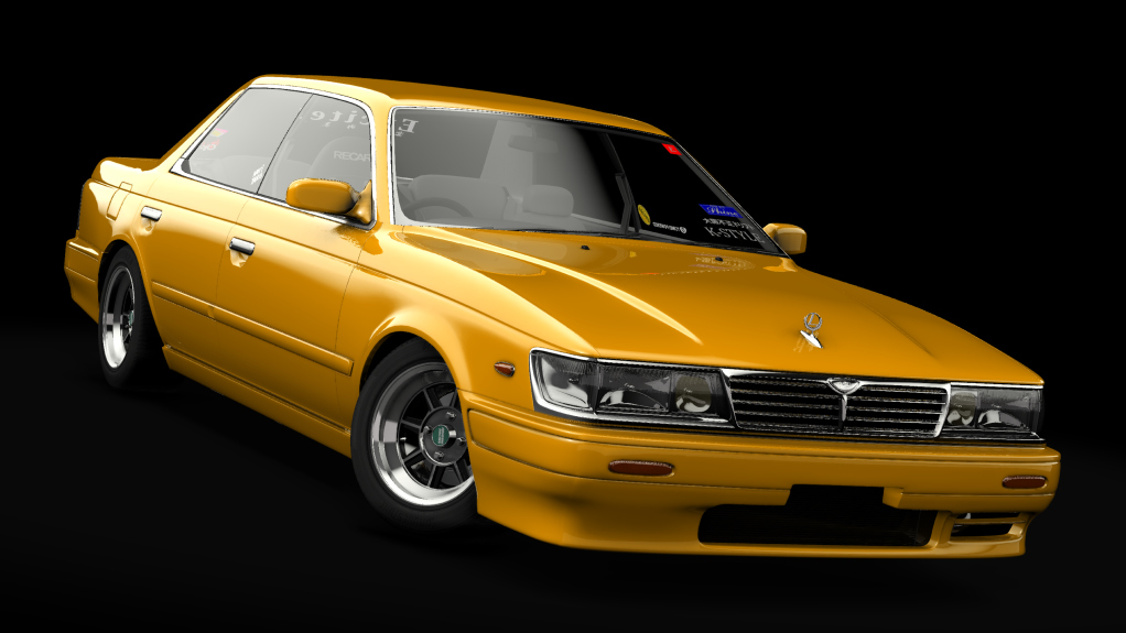 _Excite Nissan Laurel C33 -V2 EXTENDED-, skin Citrus_Yellow
